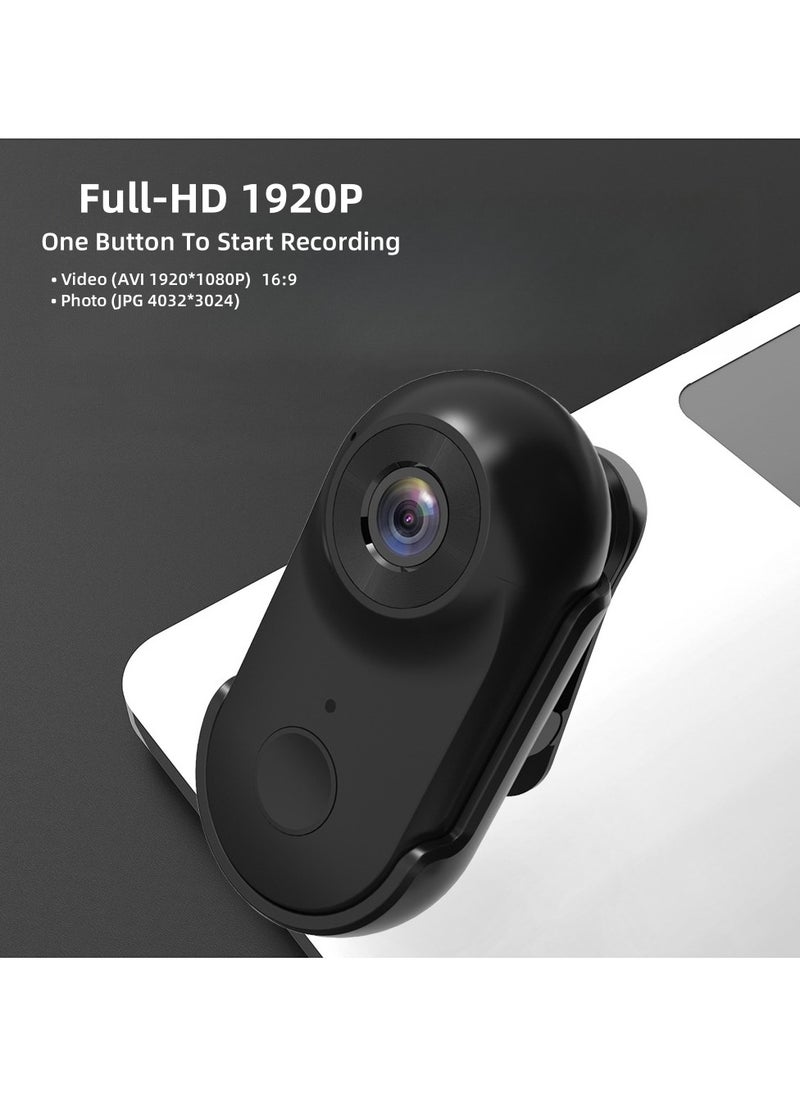 Soofam Action Camera Mini Sports Camera with Back Clip for Sports Bicycle 1920P*1080P White  - Image 3