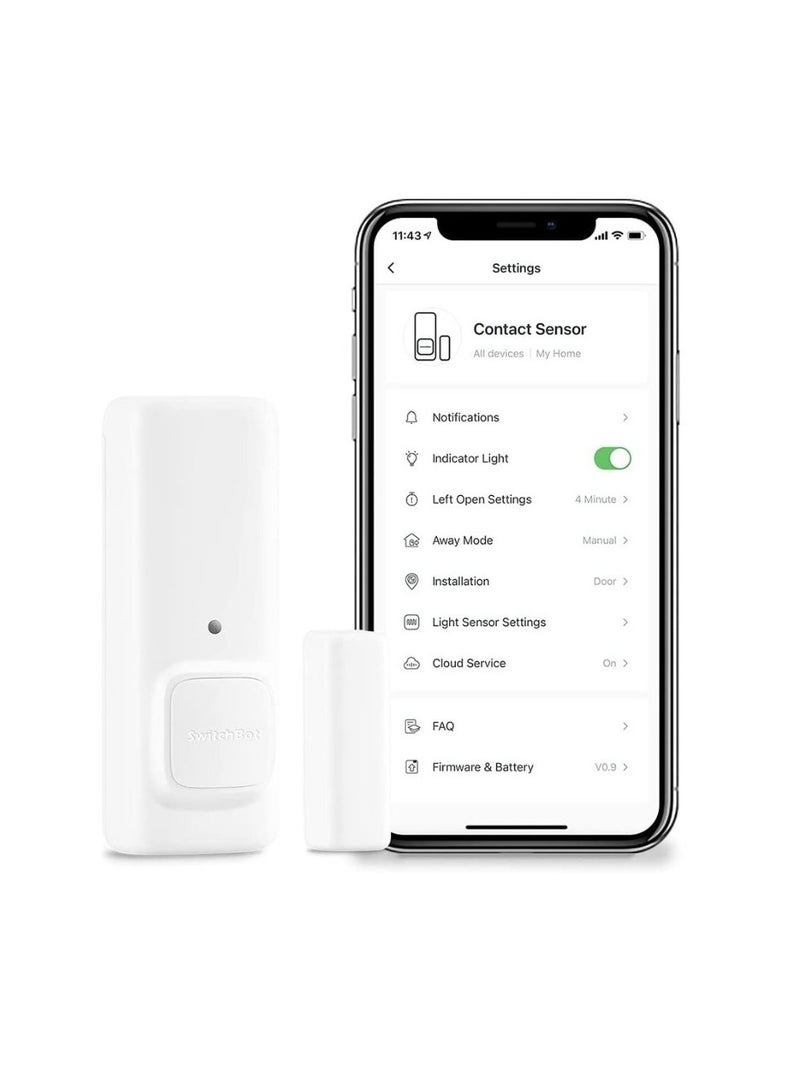 سويتش بوت مستشعر الاتصال بإنذار الباب SwitchBot | مستشعر باب أمان المنزل الذكي - Image 1