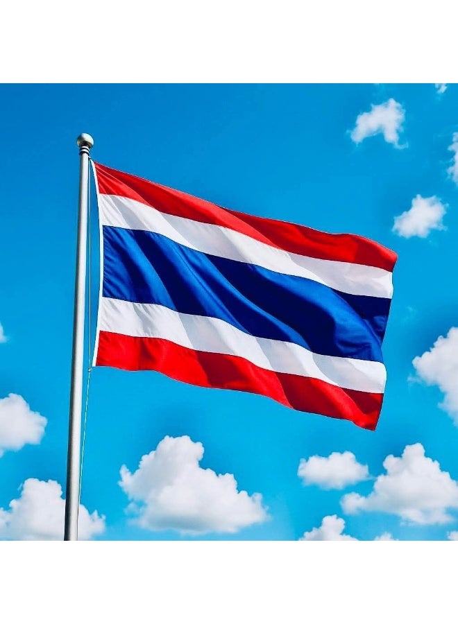 ARS Thailand Flag - Heavy-Duty 210D Satin, Thailand Flag for Outdoor/Indoor, Fade Resistant, Flag Day, And Home-Polyester, Sport Day, FIFA World Cup-Size Available - Image 1