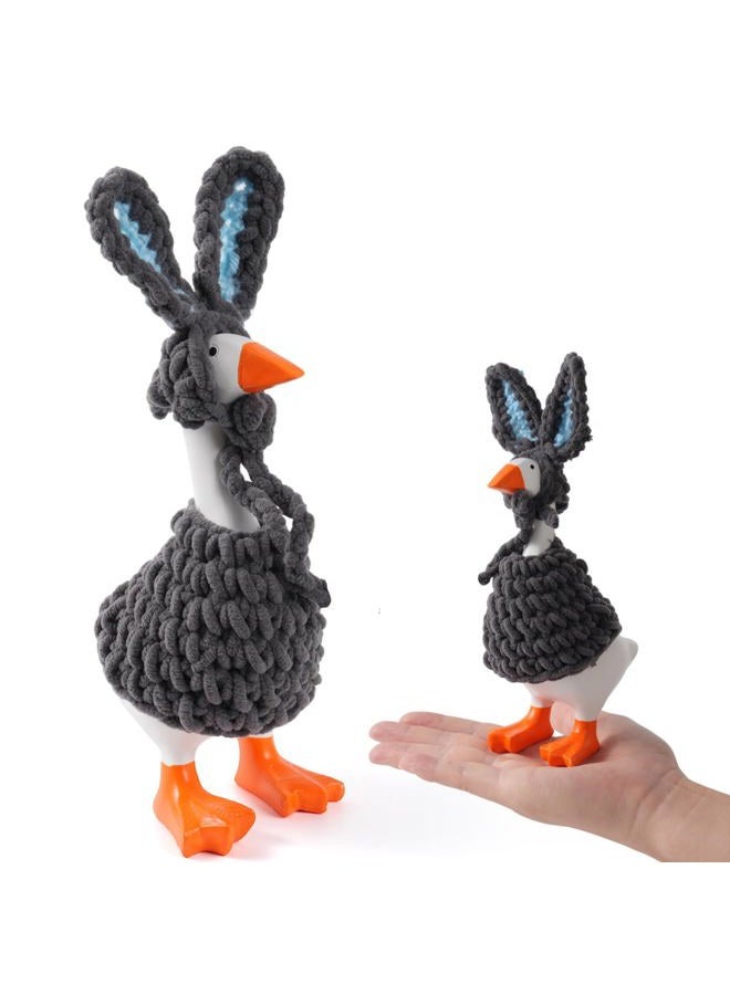 linastu 7inch Rabbit Desk Goose Outfits, Mini Desktop Goose Clothes Desk Goose Accessories Set for Magnetic Goose Statue (Rabbit) - Image 1