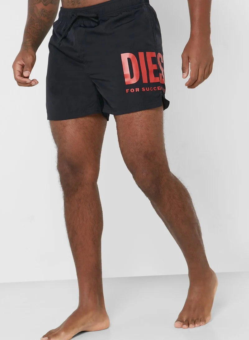DIESEL Logo Swim Shorts