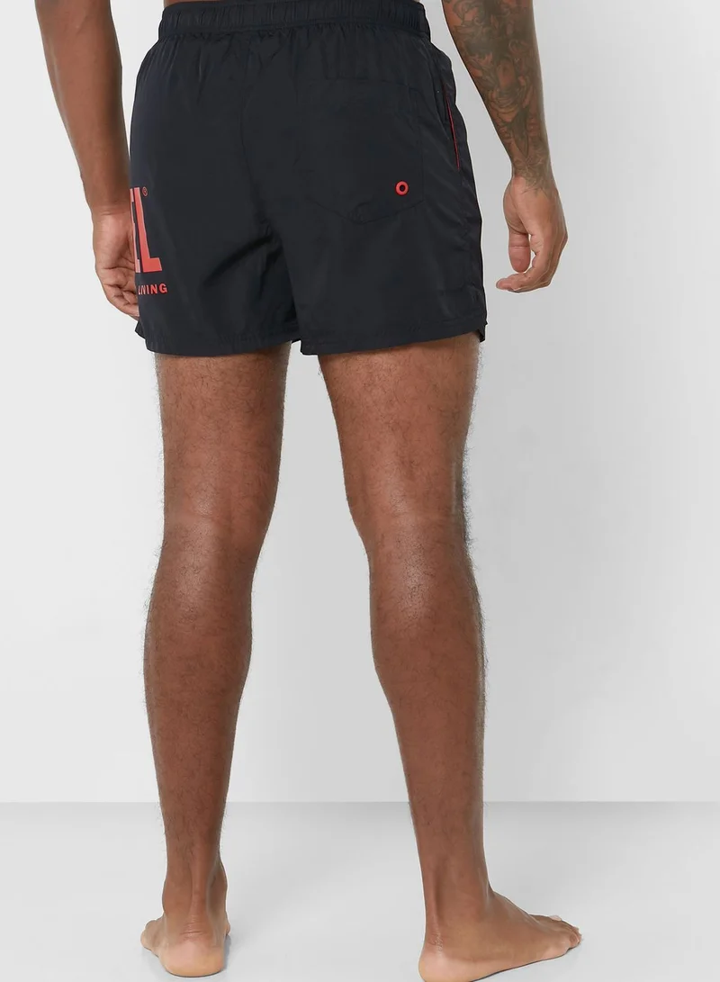 DIESEL Logo Swim Shorts