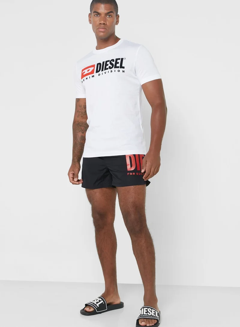 DIESEL Logo Swim Shorts