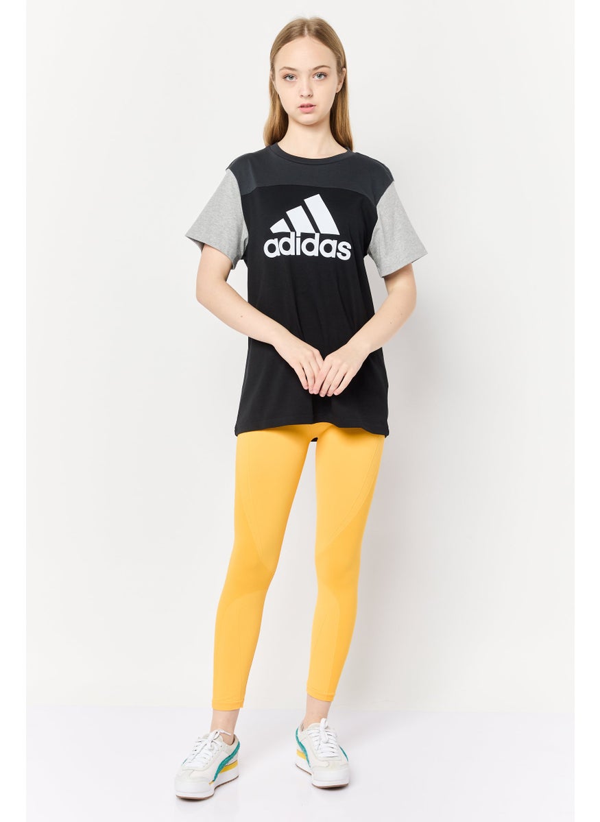 Adidas Women Sportswear Fit Short Sleeve Outdoor Top, Multicolor  - Image 2