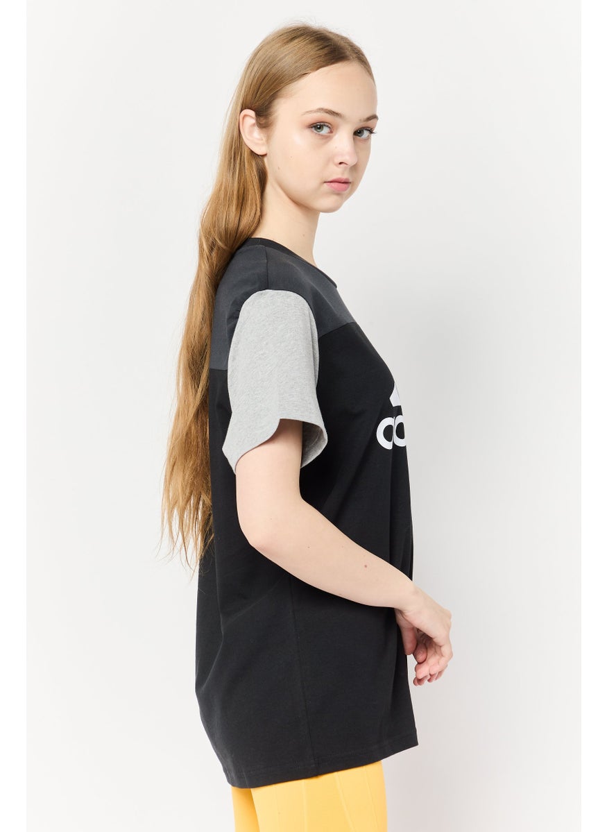 Adidas Women Sportswear Fit Short Sleeve Outdoor Top, Multicolor  - Image 3