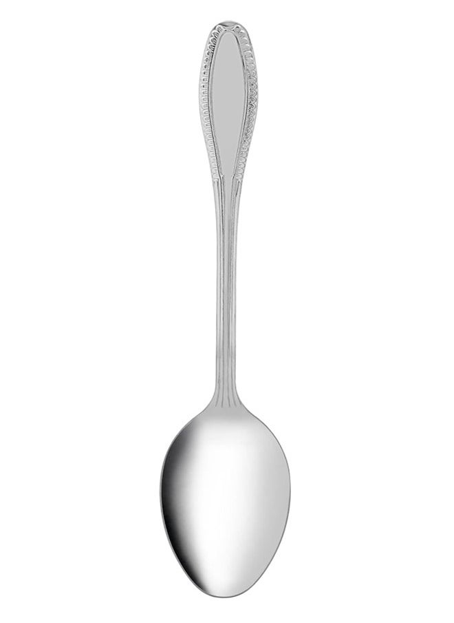 hoffmayer 12-Piece Stainless Steel Spoon Set 25CM Silver  - Image 3
