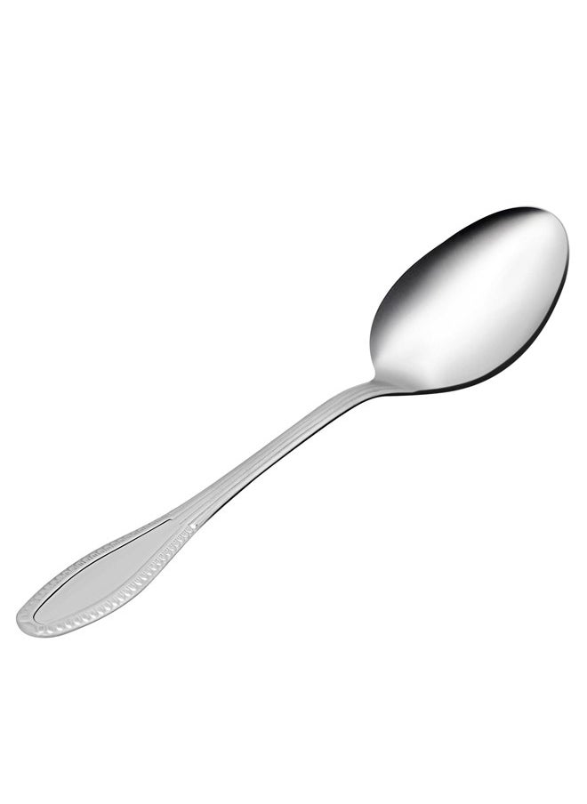 hoffmayer 12-Piece Stainless Steel Spoon Set 25CM Silver  - Image 2
