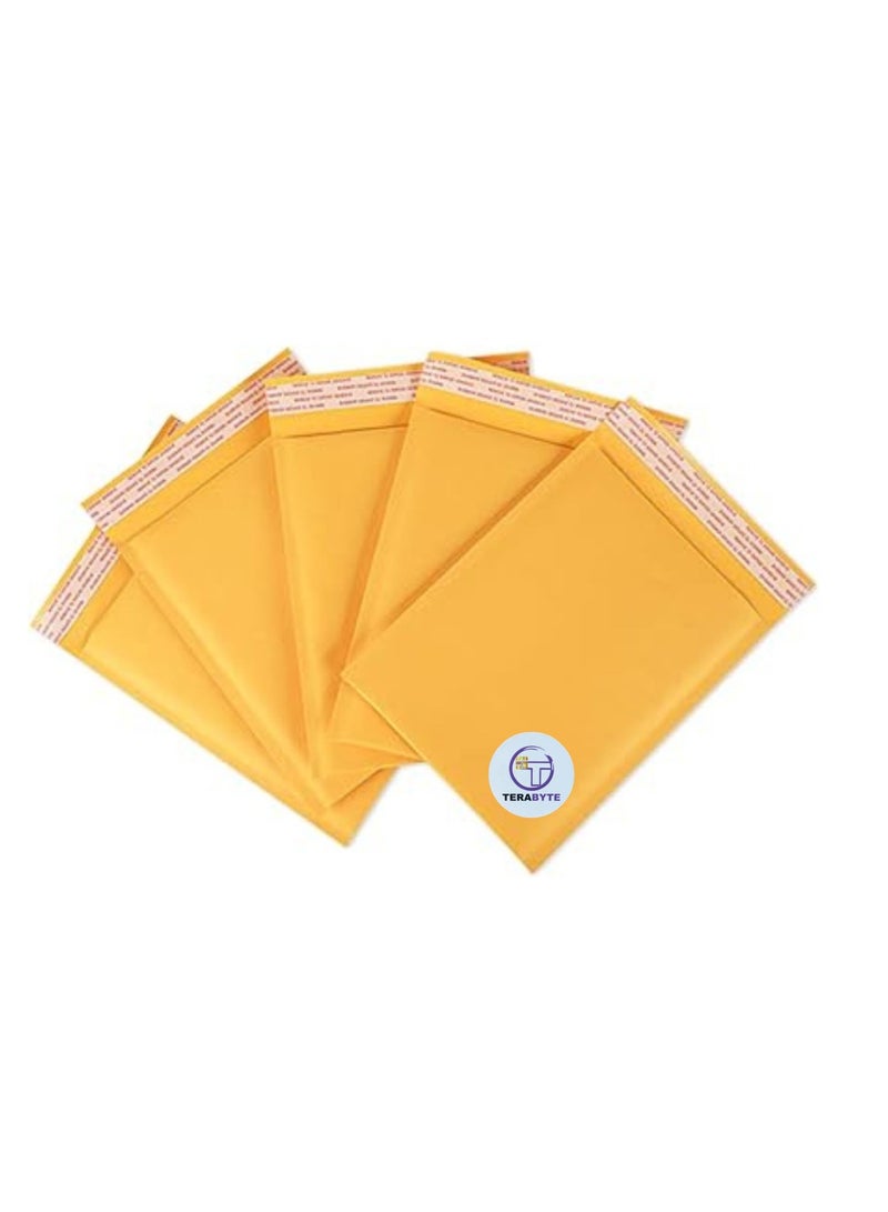 Terabyte Bubble Envelopes Bags 270MM X 360MM (11 INCH-15 INCH) Kraft Paper Bubble Envelopes Bags Padded Mailers Shipping Envelopes Self Seal for Packaging 10pcs - Image 1