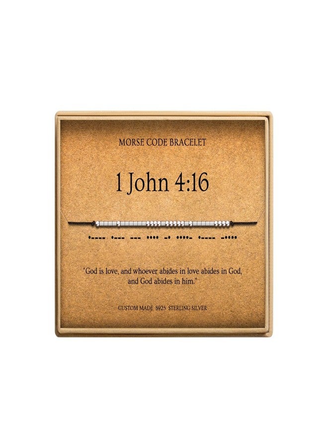 Loved Creations 1 John 4:16 Christian Bracelets for Women - Bible Verse Bracelets inspirational gifts for women - Image 1