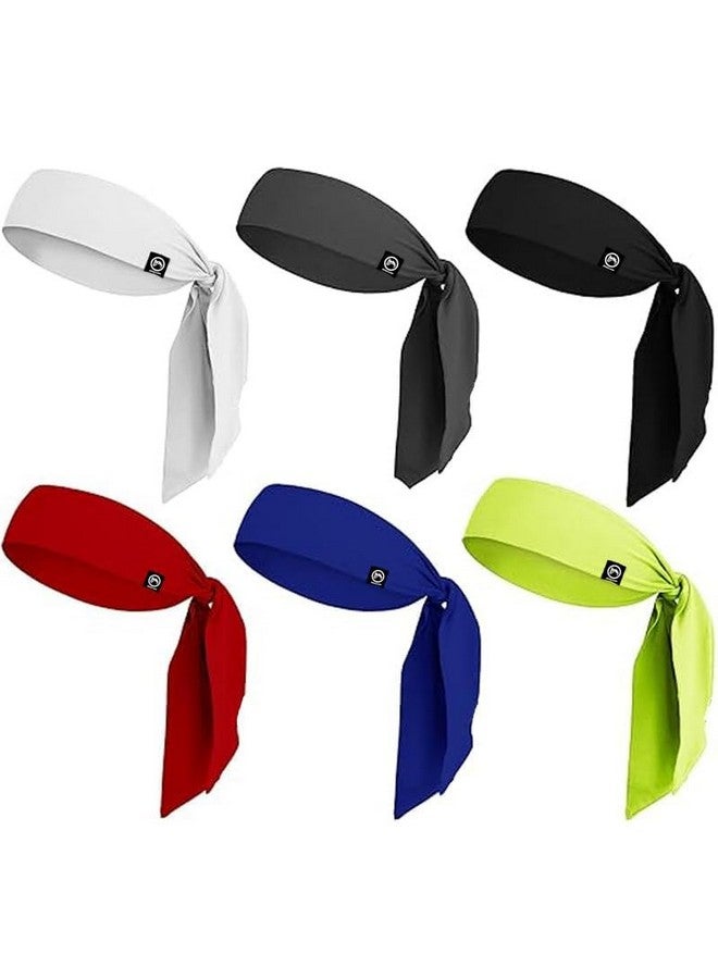 BISMAADH Sweat Wicking Tie Sweatband Headband Men, Ninja Headbands, Sports Head Tie, Mens Headband Long Hair, Athletic Head Band - Image 1