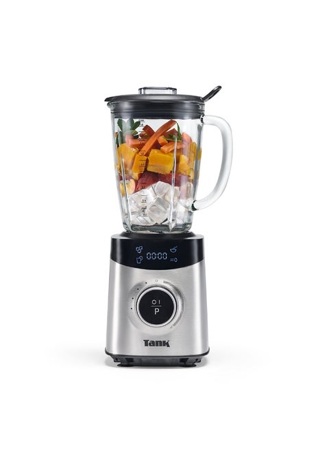 Tank Smart Blender , 1.8L Glass Jug, with Digital Display Pannel, 4 Preset Programms, 1500 Watts, YB-S09