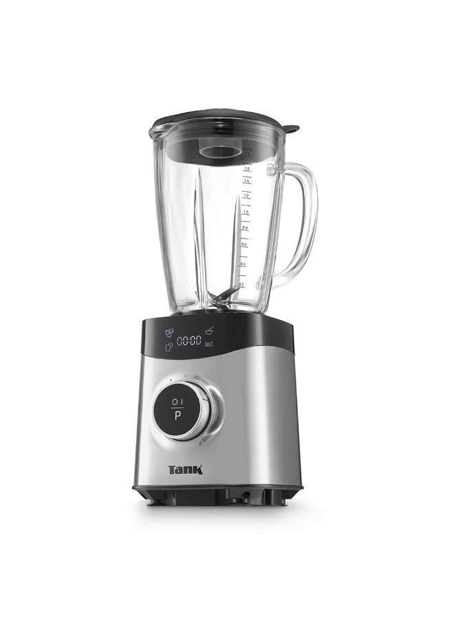 TANK Tank Smart Blender , 1.8L Glass Jug, with Digital Display Pannel, 4 Preset Programms, 1500 Watts, YB-S09 - Image 2