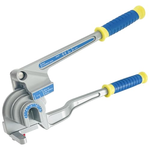 SUGOOE 3-in-1 Tubing Bender, 180° Tube Bender for 1/4", 3/8", 1/2" (6/10/12 mm) O.D. Suitable for Bending Copper, Brass and Aluminum pipes, Ideal for HVAC (1/4", 3/8", 1/2") - Image 1