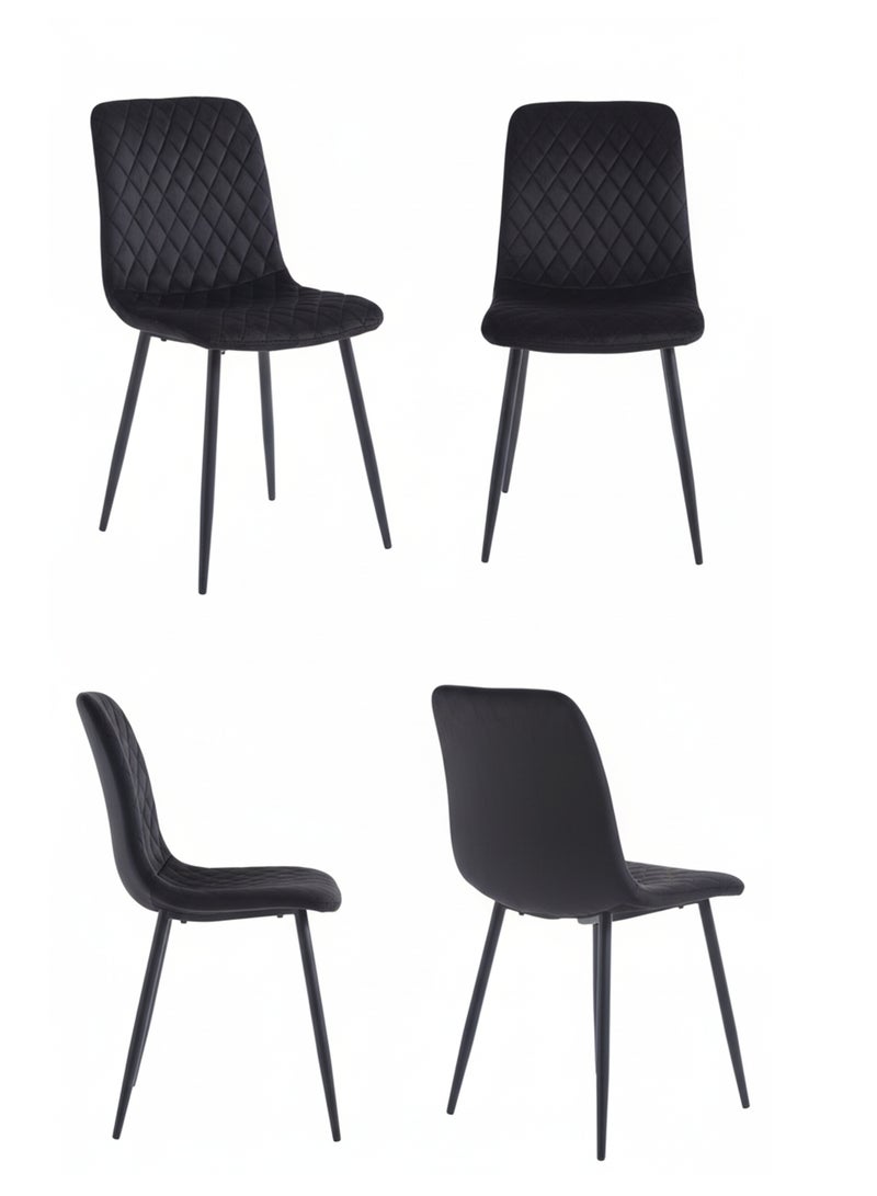 ترف كوم طقم كرسي طاولة طعام 4 حبات - Image 2