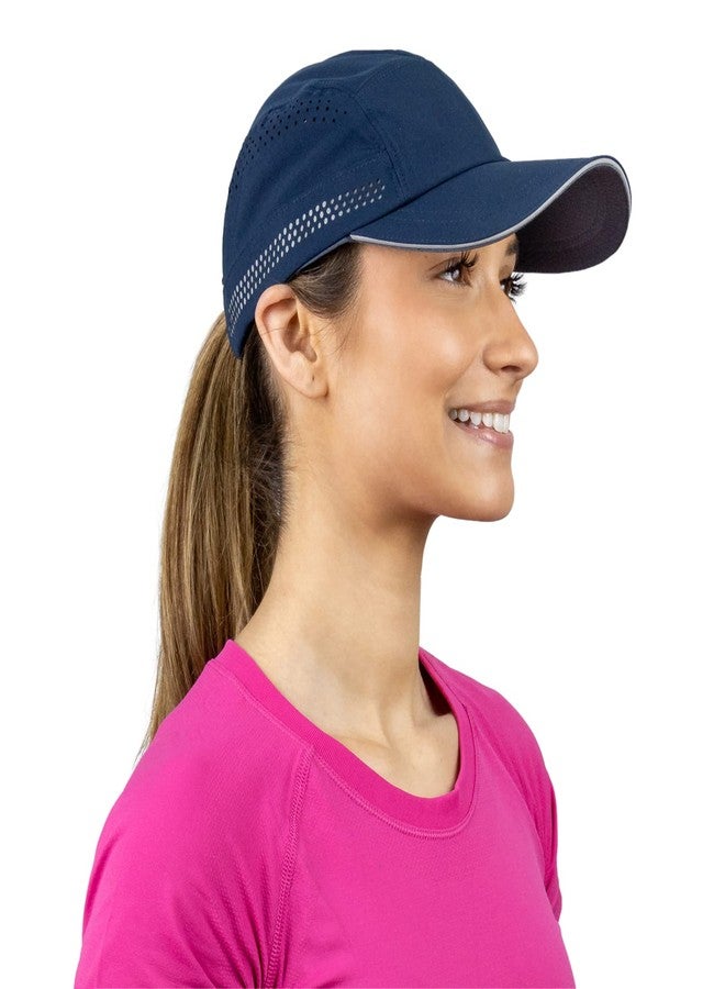 TrailHeads Womens Running Hat - Recycled Cap for Women - Athletic Ladies Baseball Caps for Sports, Golf, Tennis, Workout Navy - Image 1