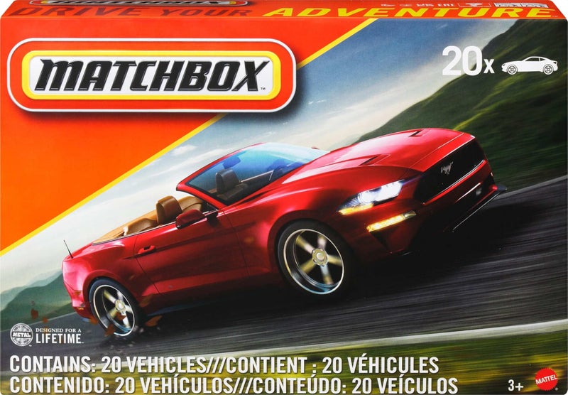 Matchbox Cars 164 Scale Toy Cars Buses and Trucks for Kids and Collectors Set of 20 Styles May Vary - Image 2