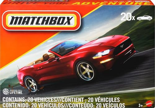 Matchbox Cars 164 Scale Toy Cars Buses and Trucks for Kids and Collectors Set of 20 Styles May Vary - Image 1