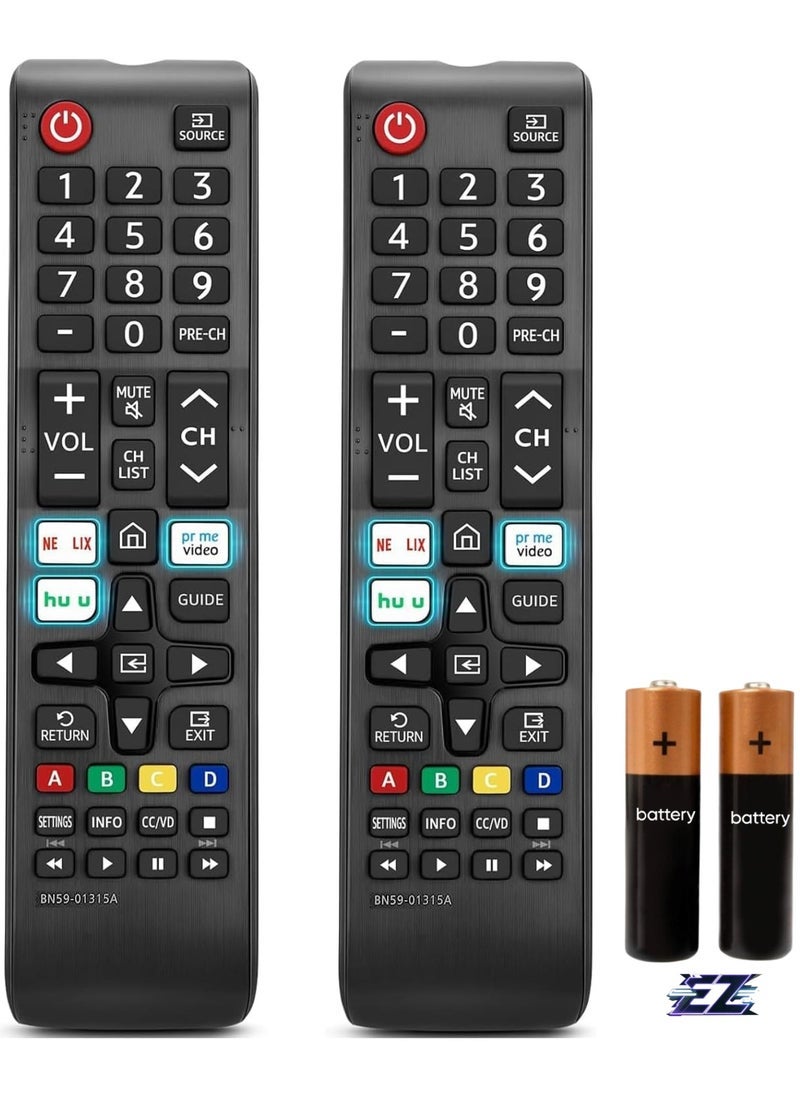 SmartGrist N59-01315A Replacement Remote Control for Samsung Smart TV All Samsung LED QLED LCD 6/7/8/9 Series 4K UHD HDTV HDR Smart Curved Flat TV with Netflix Prime Video Button with battery - Image 1