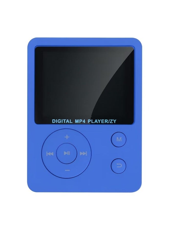 مشغل MP3 - مشغل MP3 بتقنية بلوتوث للطلاب - أزرق، الجيل الرابع، سعة 20 جيجابايت - مشغل موسيقى محمول، قاموس لتعليم اللغة الإنجليزية، جهاز ووكمان، دراسة لاسلكية، يدعم ملفات MP4، استماع للامتحانات - Image 1