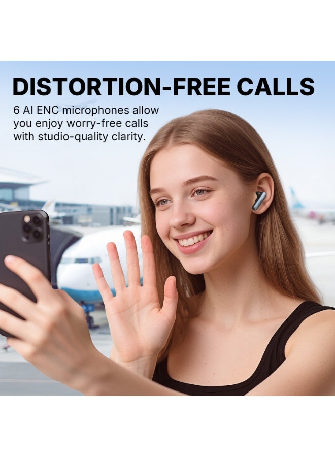إيرفن سماعات Air Pro 4i لاسلكية بإلغاء الضوضاء، صوت Hi-Res مع LDAC، 6 ميكروفونات AI لمكالمات واضحة، تشغيل حتى 40 ساعة، صوت محيطي، اتصال متعدد الأجهزة، بلوتوث 5.4، وشحن لاسلكي - Image 5