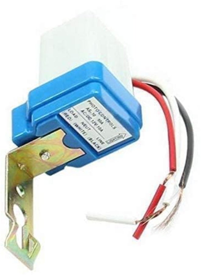 Generic Other Automatic Auto On Off Photocell Sensor Control Switch AC 220V 50-60Hz 10A Blue Water Resistance Motion Detector  - Image 2