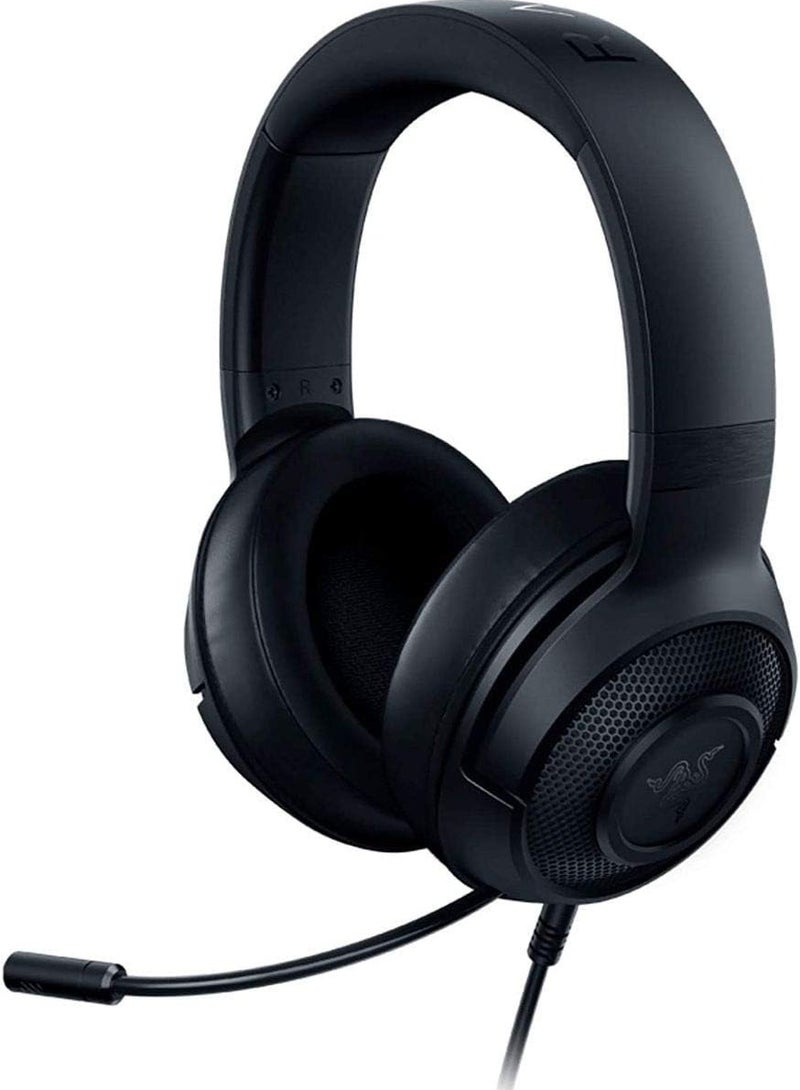 Ultra light gaming headset, 7.1 surround sound, lightweight frame, bendable heart-shaped microphone, for PC, Xbox, PS4 and Nintendo Switch, classic black -  - Image 1