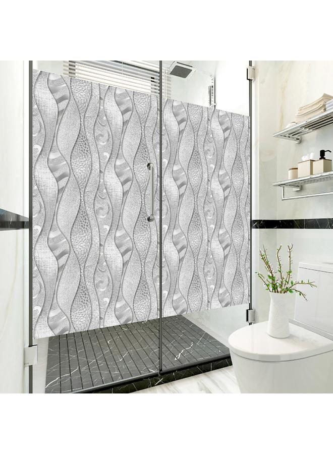 Bluejw BL092-111 Color Retro Electrostatic Glass Sticker PVC Glue-free Window Sticker Removable Frosted Glass Window Decorations - Image 3