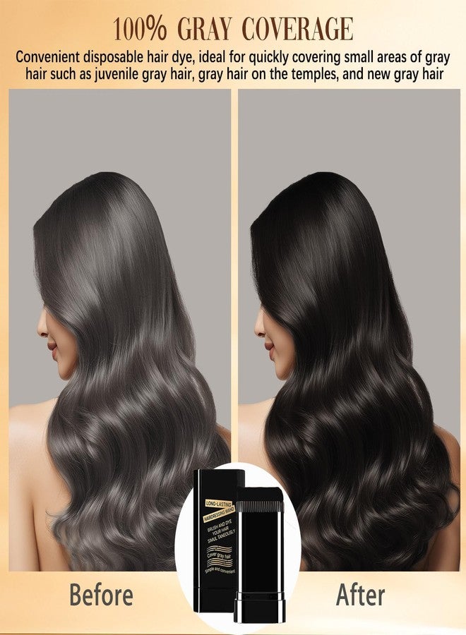 ON STORE Hair Color Comb Stick ON STORE Temporary Root Touch Up, Quick Gray Hair Coverage, Easy to Apply, Long Lasting, Portable Hair Dye Comb for Men & Women - Image 3