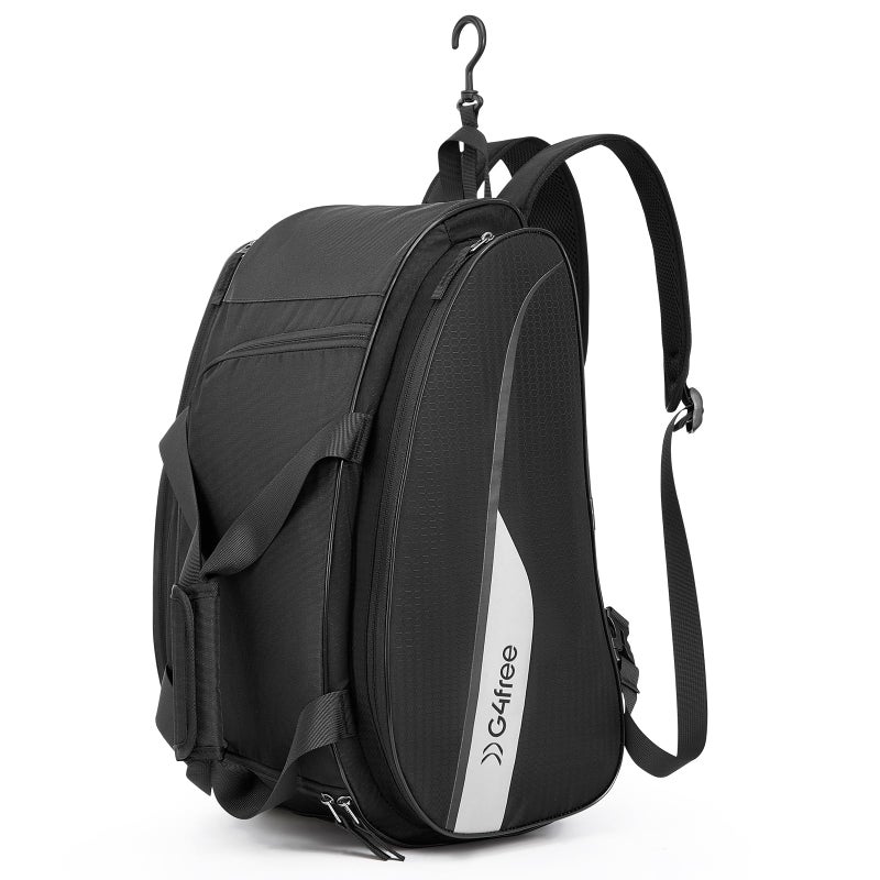G4Free 2-in-1 Pickleball Bag Pickleball Backpack Pickle Ball Bag Holds 4+ Paddles for Women & Men with Fence Hook Thermal Insulation Compartment(Black) - Image 1