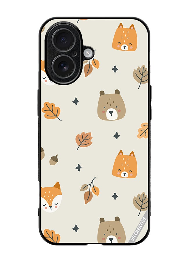VR CREATIVE Protective Case Cover For Apple iPhone 17 Fox And Squirrel Design Multicolour