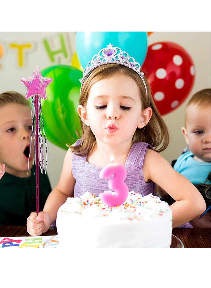 SYOSI 20 Pieces Princess Star Fairy Wand for Girls  Decorations Kid Pretend Play Birthday Party Favors for Girls Fairy Stick Birthday Party Supplies Baby Shower Decor Party PropsRandom Color - Image 4