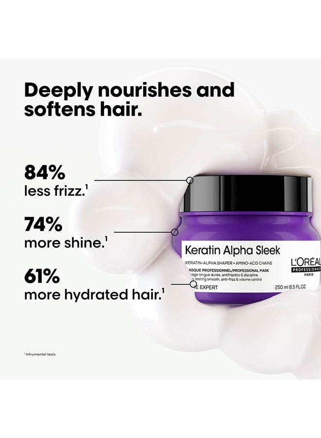 L'Oréal Professionnel Keratin Alpha Sleek Mask 250ml 250ml - Image 2