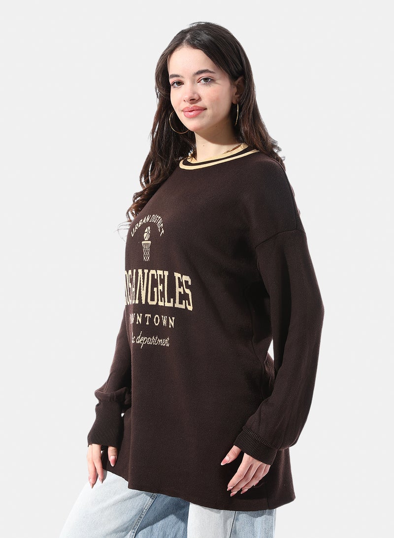 Andora Relaxed Fit Knit Round Neck Pullover - Image 4