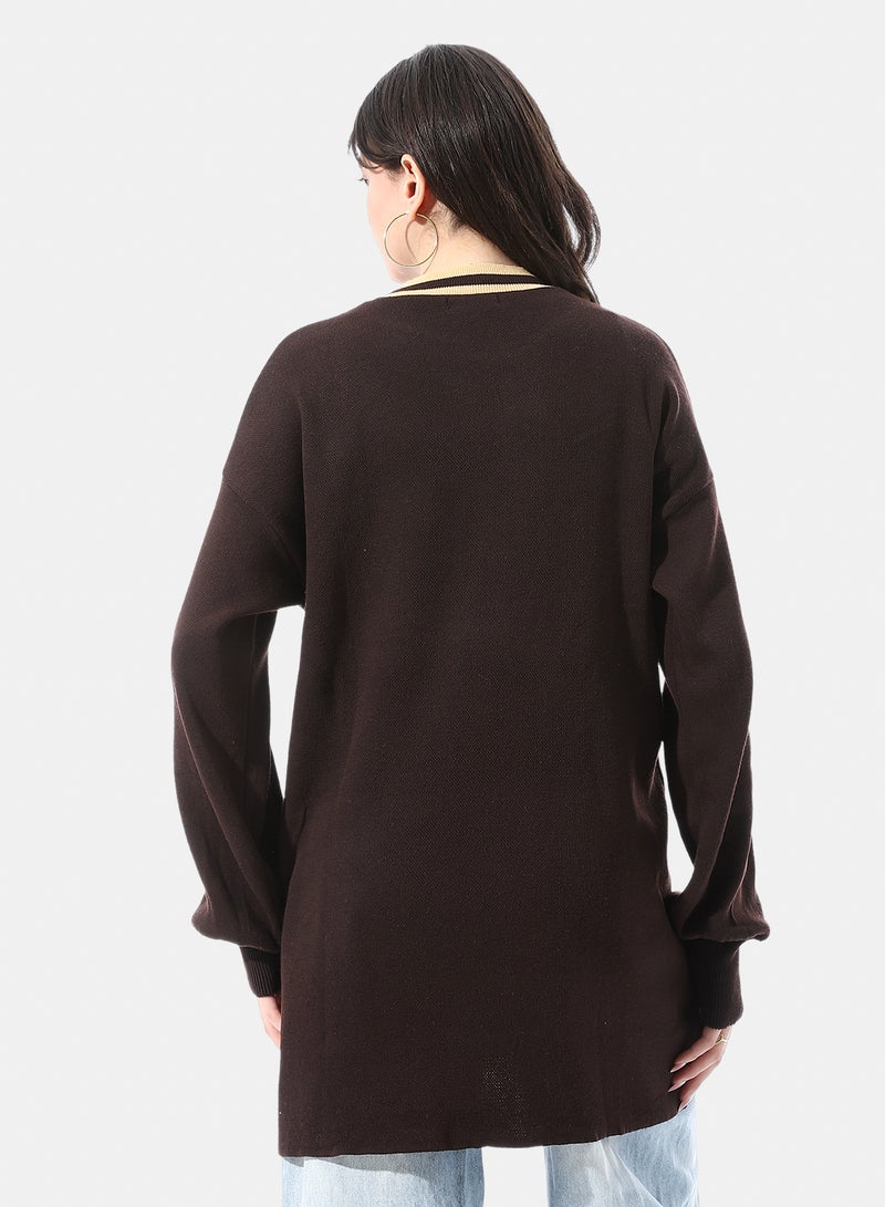 Andora Relaxed Fit Knit Round Neck Pullover - Image 3