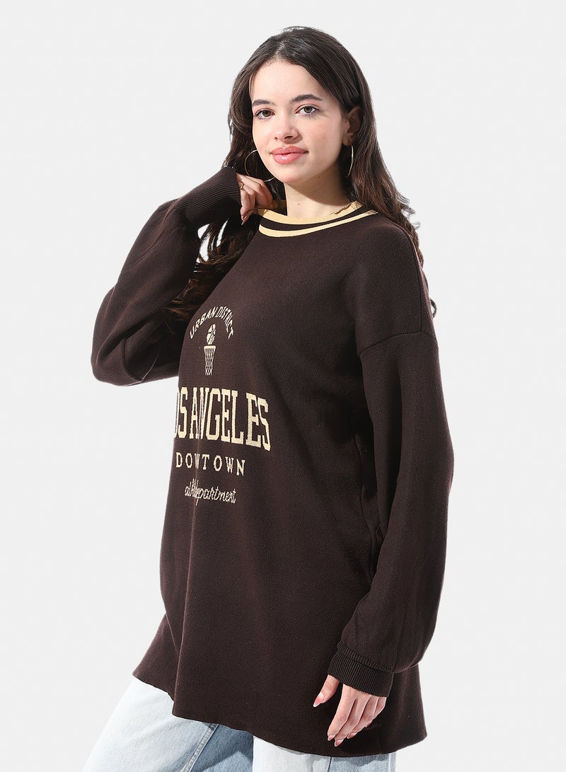 Andora Relaxed Fit Knit Round Neck Pullover - Image 2
