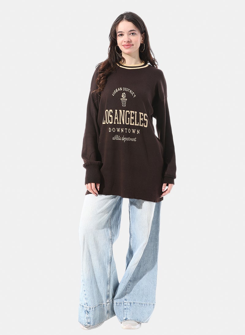 Andora Relaxed Fit Knit Round Neck Pullover - Image 5