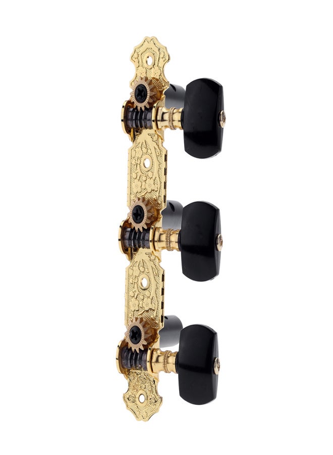 Alice AOS-020B3P 1 Pair Gold-Plated 3 Machine Head Classical Guitar String Tuning Keys Pegs - Image 2