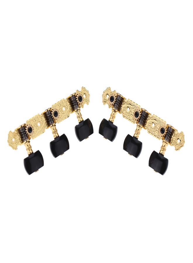 Alice AOS-020B3P 1 Pair Gold-Plated 3 Machine Head Classical Guitar String Tuning Keys Pegs - Image 1