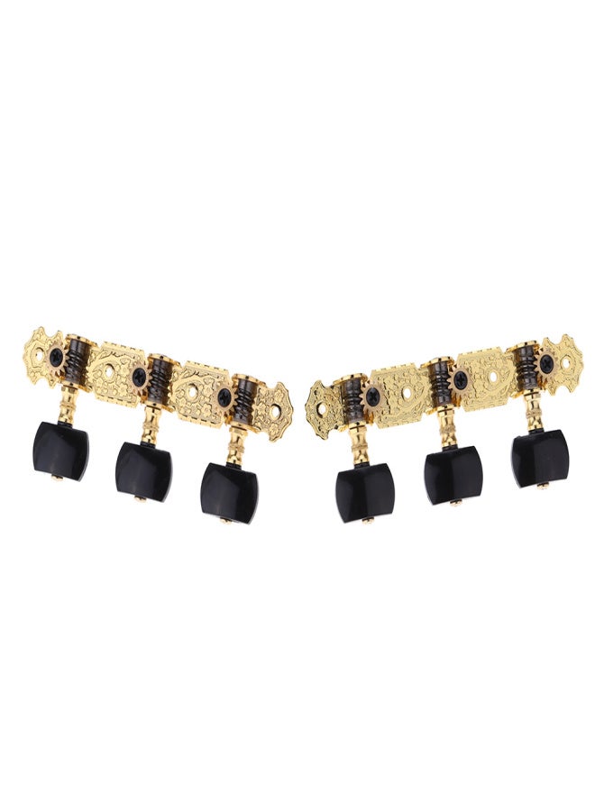 Alice AOS-020B3P 1 Pair Gold-Plated 3 Machine Head Classical Guitar String Tuning Keys Pegs - Image 5