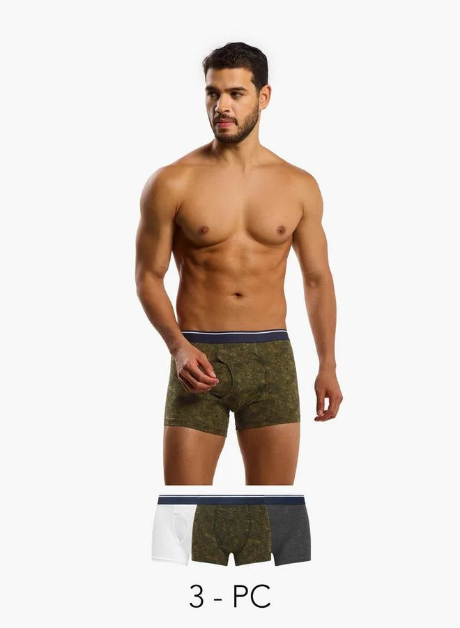 سبلاش فيڤ Men Trunks - Pack of 3