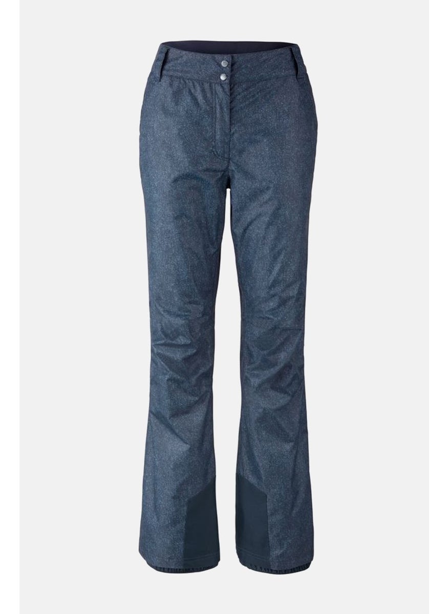Tchibo Women Regular Fit Textured Snow Board Pants, Blue  - Image 2