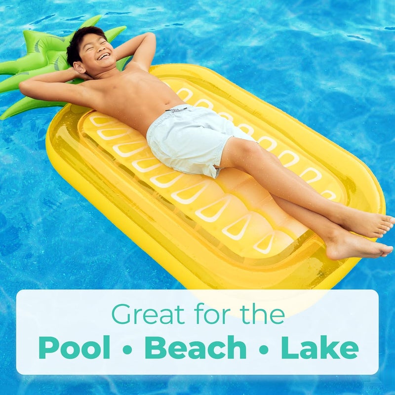 Greenco Giant Inflatable Pool Float Inflatable Pool Floats Inflatable Raft for Summer Giant Pool Lounger Pool Accessories Lake Floats  Pool Toys Summer Fun for Pool Lake Beach Party - Image 3
