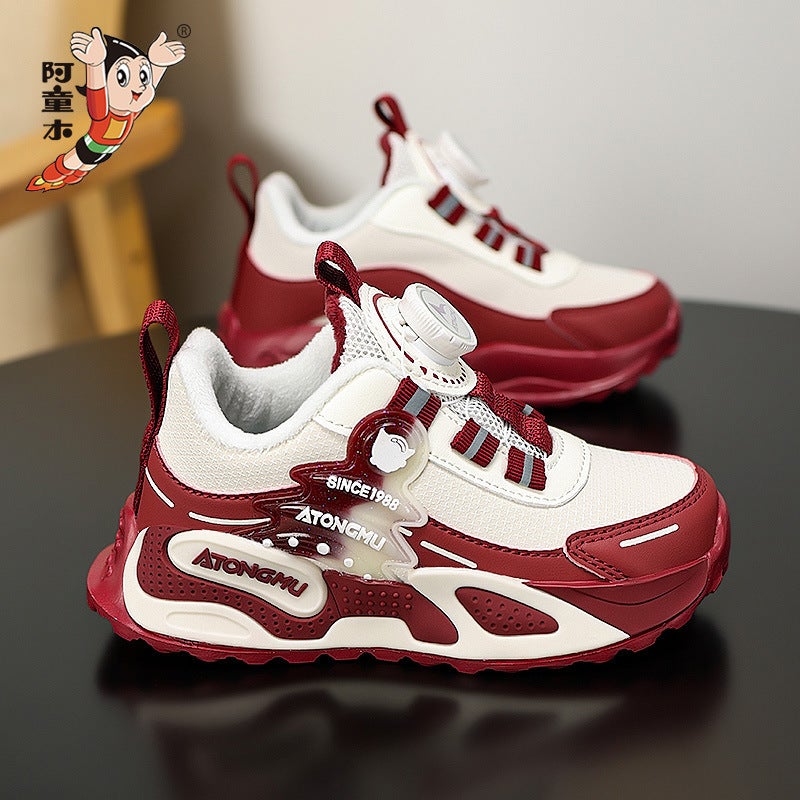 Mesh Sneakers Lightweight Flexible Sole Walking Shoes For Kids Indoor And Outdoor Activities - Image 1