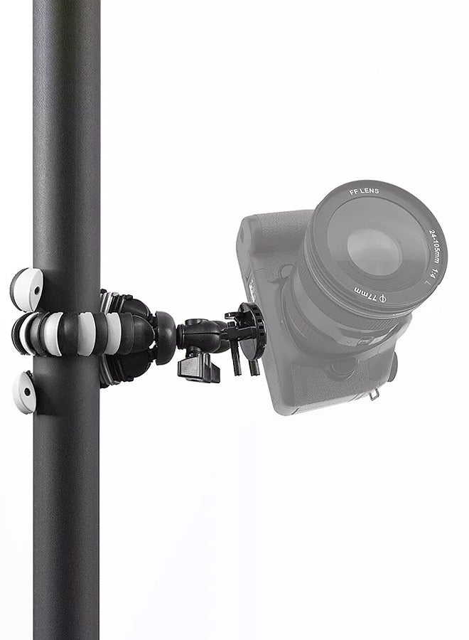 Taimi Flexible Octopus Bubble Mini Tripod For Mobile Phone/Digital Camera - White/Black  - Image 3