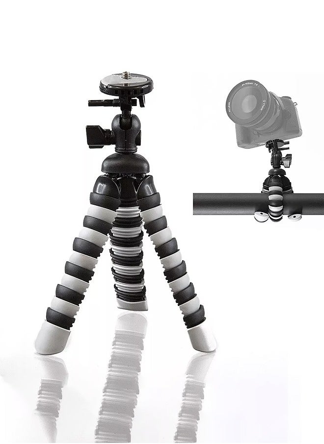 Flexible Octopus Bubble Mini Tripod For Mobile Phone/Digital Camera - White/Black - pzsku/Z05284906632E66D248CCZ/45/_/1737879562/2d32833f-d399-4c2a-8905-457cc06a4061