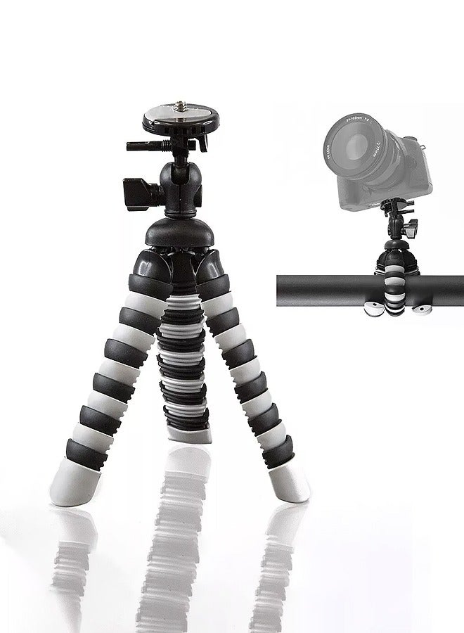 Taimi Flexible Octopus Bubble Mini Tripod For Mobile Phone/Digital Camera - White/Black  - Image 5