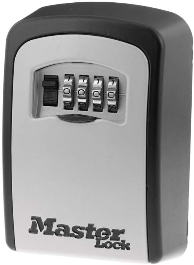 Master Lock Master Lock Set Your Own combination Wall Mount Lock Box, 5 Key capacity, Black 5401EC  - Image 1