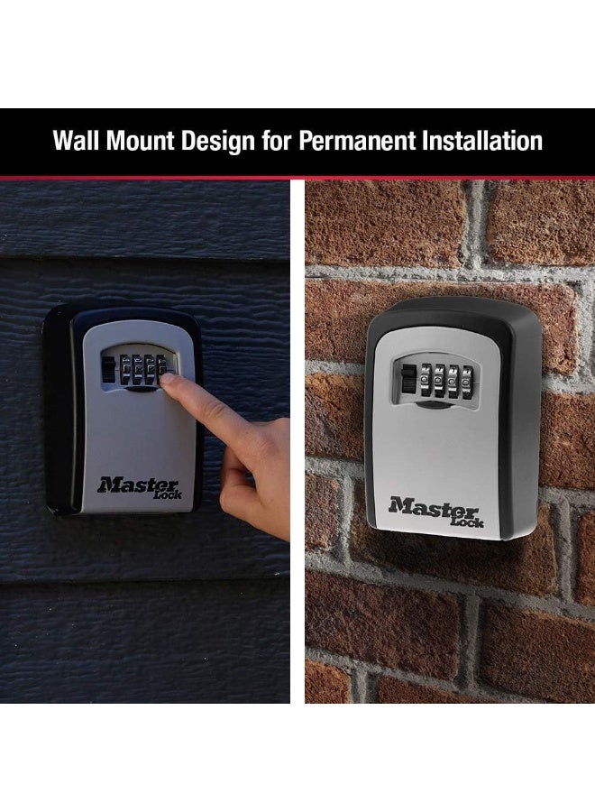 Master Lock Master Lock Set Your Own combination Wall Mount Lock Box, 5 Key capacity, Black 5401EC  - Image 4