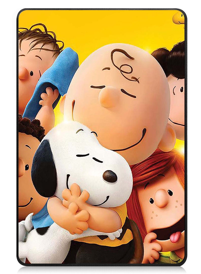 Theodor Protective Flip Case For Apple iPad mini 7th Generation (A17 Pro 2024 Model) (Mini 6 2021 Model  6th Generation) With Trifold Stand Auto Wake Sleep Shockproof Cover Snoopy family - Image 1