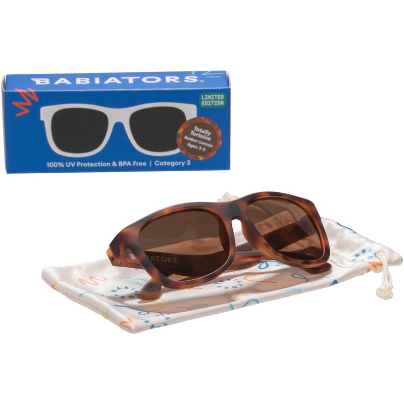 Babiators Originals Navigator | Totally Tortoise | Amber Lenses | Ages 0-2 - Image 4
